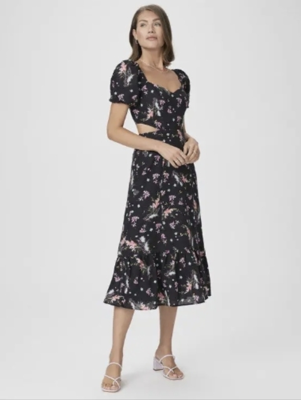 Paige Double Lined Cotton Lihn Dress